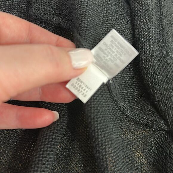 J. Jill Linen Blend Long Sleeve Open Front Cardigan With Pockets Size M - Picture 10 of 12